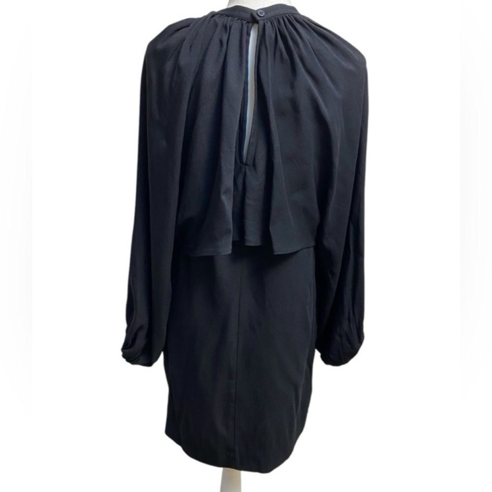 COS Elegant Black Long Sleeve mini Dress Sz 4 NWT - Picture 3 of 12